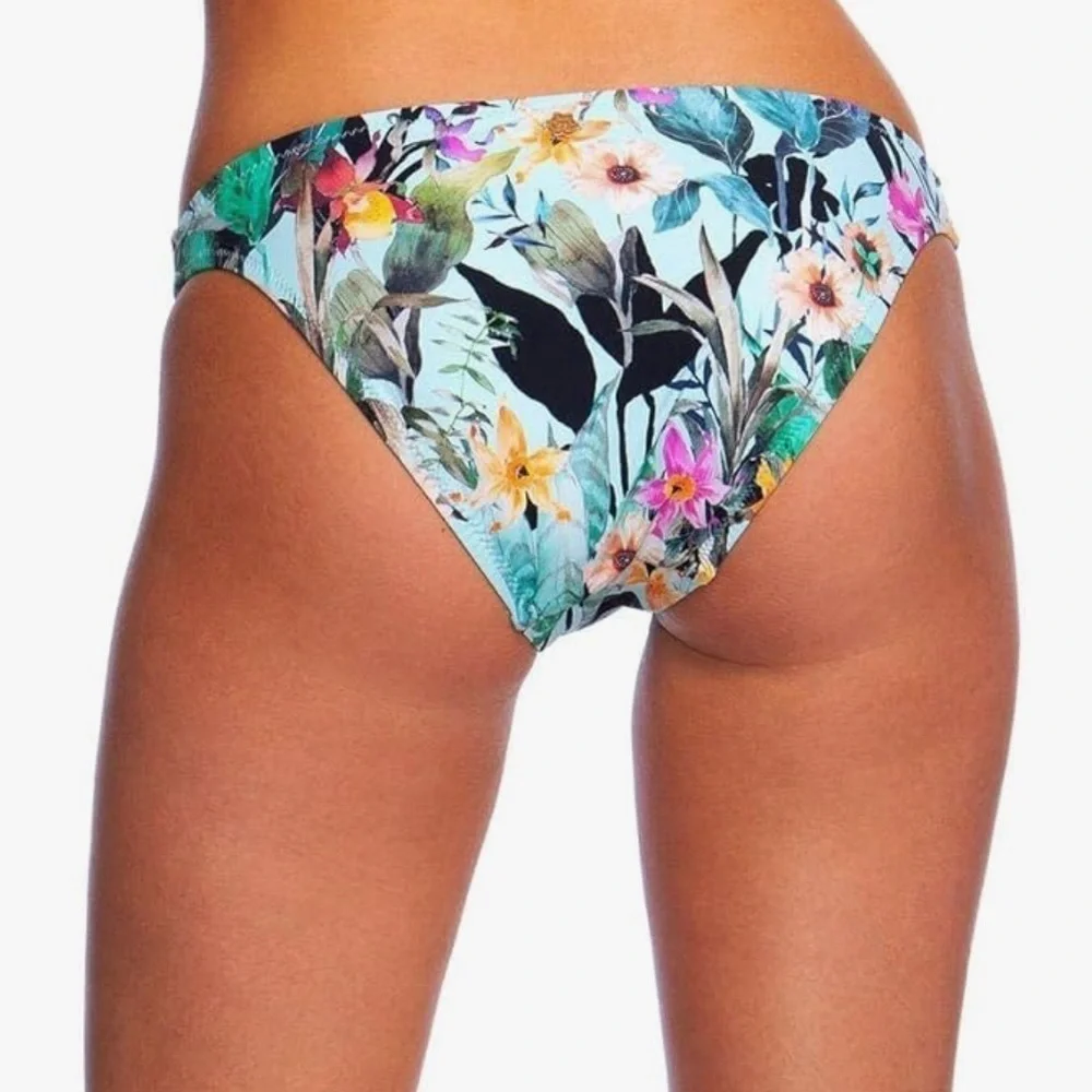 NWT Nanette Lepore Women's Hipster Bikini Bottom size 14 Blooming Botanical